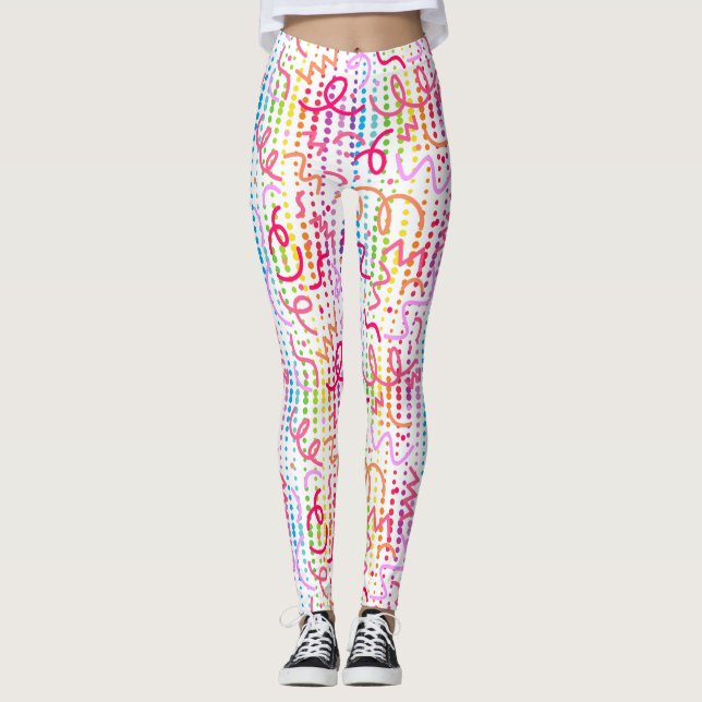 Doodle Color Beads Leggings (Vorderseite)