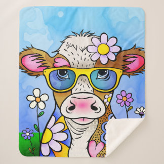 Doodle Cow Portrait Sherpadecke