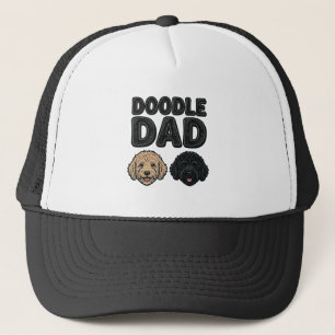 Doodle Dad Vintage Hund Papa Shirt Design_1 Truckerkappe