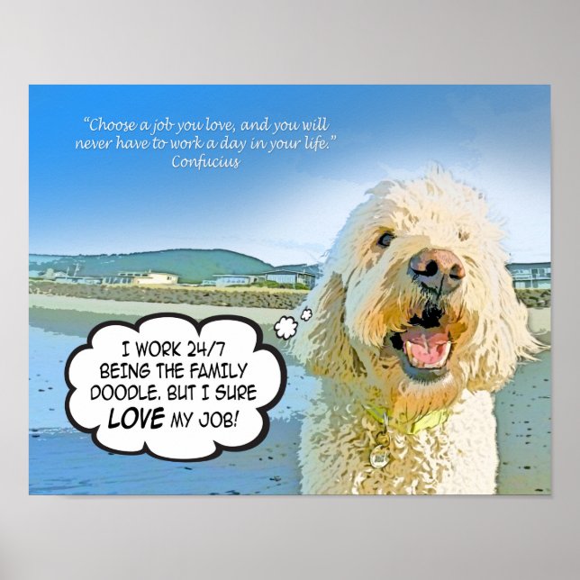 Doodle Days Comicen Liebe meine Arbeit! Poster (Vorne)