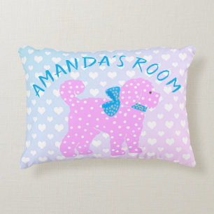 Doodle Dog Baby Young Girl Dekokissen