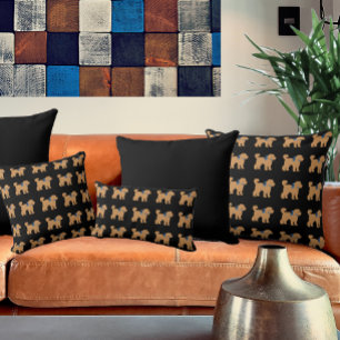 Doodle Dog Decor Black and Tan Kissen