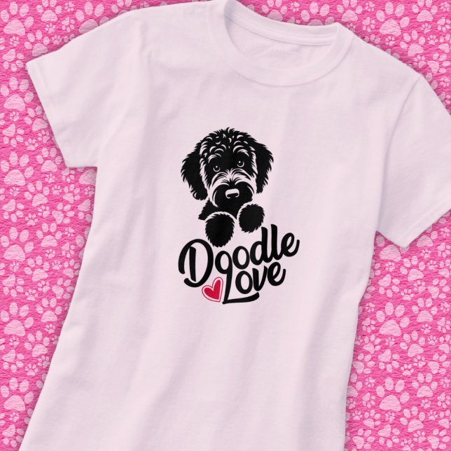 Doodle Dog Liebe T-Shirt (Von Creator hochgeladen)