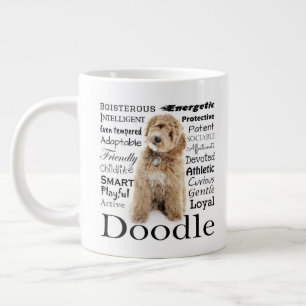 Doodle Dog Tracks Jumbo-Tasse