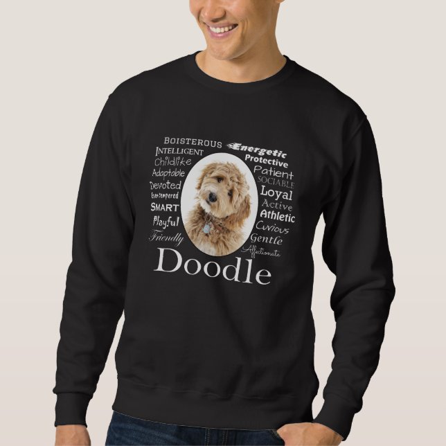 Doodle Dog Tracks Sweatshirt (Vorderseite)