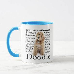 Doodle Dog Tracks Tasse