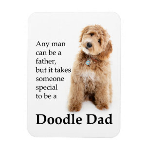 Doodle Dog Vater Magnet