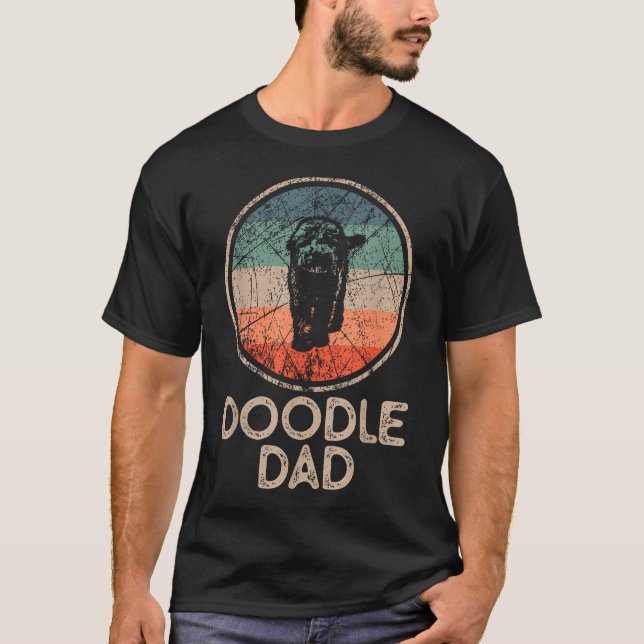 Doodle Dog - Vintage Doodle T-Shirt (Vorderseite)