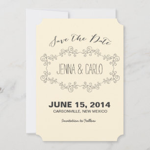 doodle drehen Save the Date