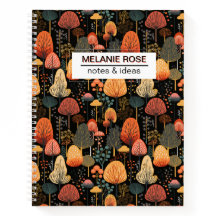 Doodle Fall Forest Pattern | Benutzerdefiniertes N
