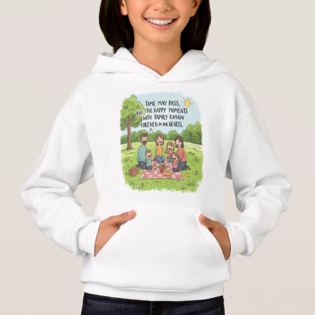 Doodle Family Time Keepake Hoodie (Vorderseite)