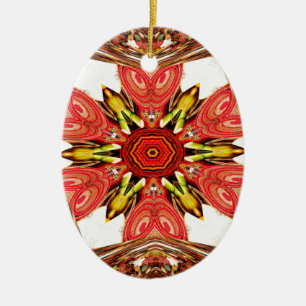 Doodle floral Art Print Keramikornament