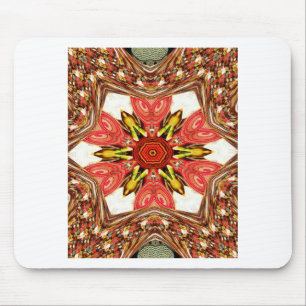 Doodle floral Art Print Mousepad