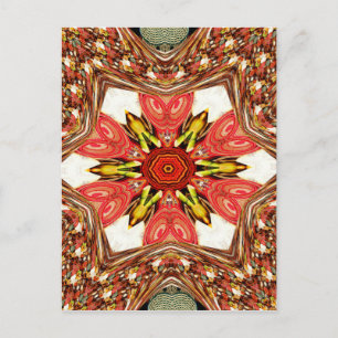 Doodle floral Art Print Postkarte