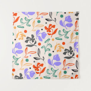 Doodle Garden Wandteppich