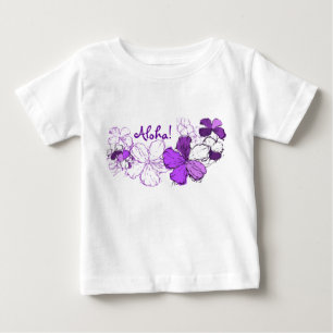 Doodle Hibiskus Kleinkind T-Shirt