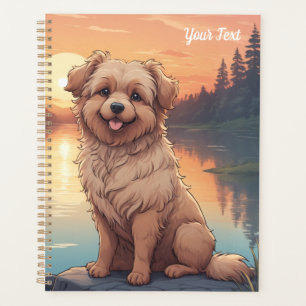 Doodle-Hund am See Planer