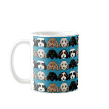 Doodle-Hund-Kaffeetasse