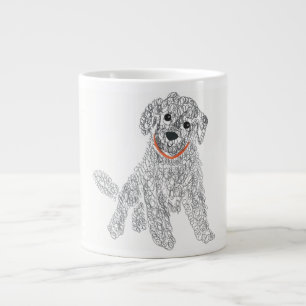 Doodle, Hund, Labradoodle, Goldendoodle, Hund-Mama Jumbo-Tasse