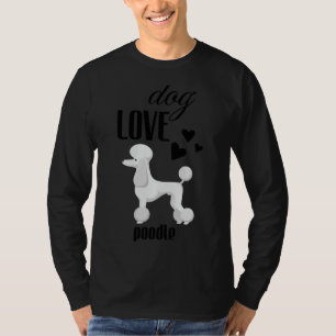 Doodle Hund Liebe für Lover Hunde Mama Väter Kinde T-Shirt