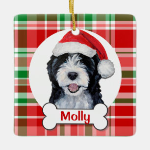 Doodle-Hund-Ornament Keramikornament