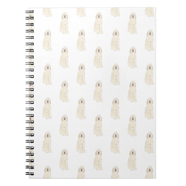 Doodle III (Cream White) Notebook Notizblock (Vorderseite)