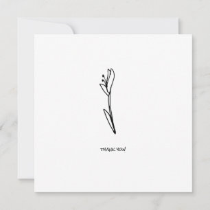 Doodle Illustrationen Hochzeiten in Schwarz und We Karte