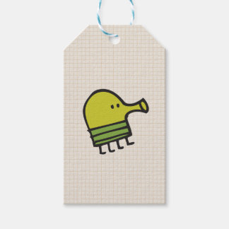 Doodle Jump Geschenktag Geschenkanhänger