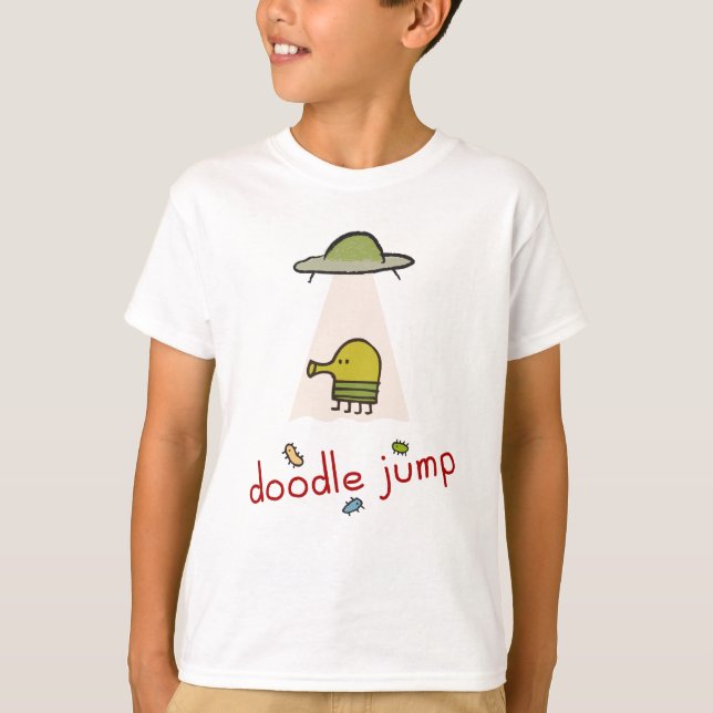 Doodle Jump UFO T - Shirt (Vorderseite)