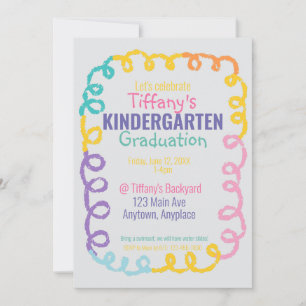 Doodle Kindergarten Einladung