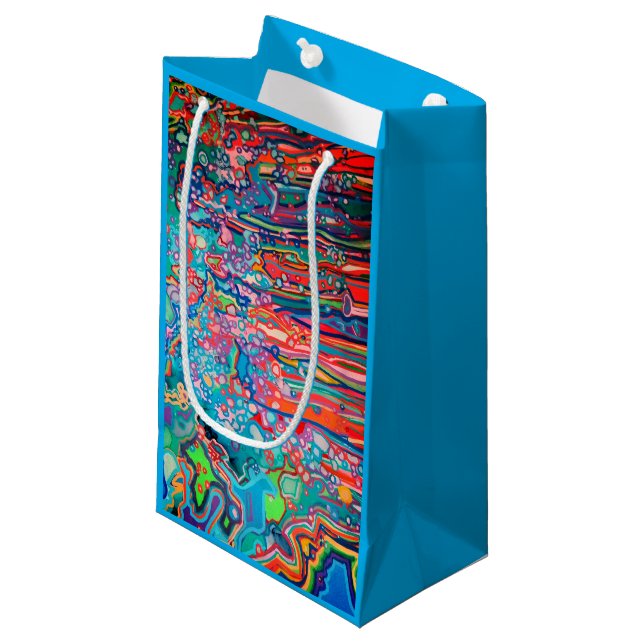 Doodle Kleine Geschenktüte (Vorderseite Schrägansicht)