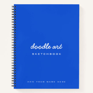 Doodle-Kunstskizze Notizbuch
