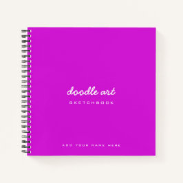 Doodle-Kunstskizze Notizbuch