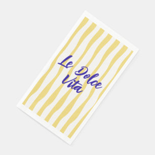 Doodle La Dolce Vita Sommergruß Serviette