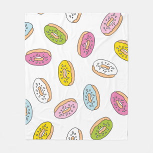 Doodle macht Muster, nahtloses Design. Fleecedecke