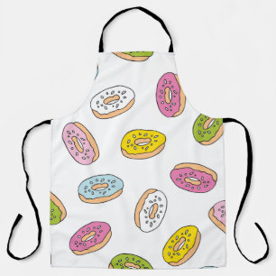 Doodle macht Muster, nahtloses Design. Schürze