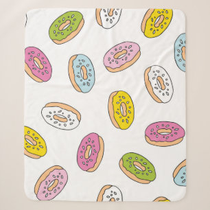 Doodle macht Muster, nahtloses Design. Sherpadecke