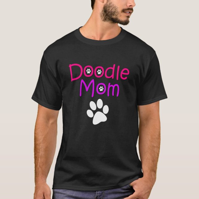 Doodle Mama Aussiedoodle Sheepadoodle Bernedoodle  T-Shirt (Vorderseite)