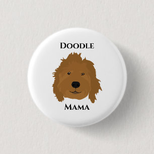 Doodle Mama Goldendoodle Button