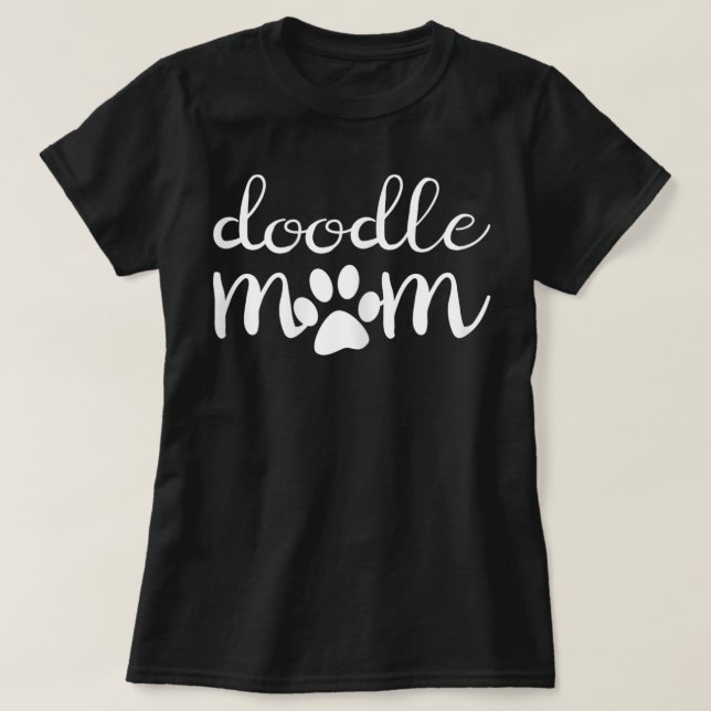 Doodle Mama Goldendoodle Dog Funny Mother T-Shirt (Design vorne)