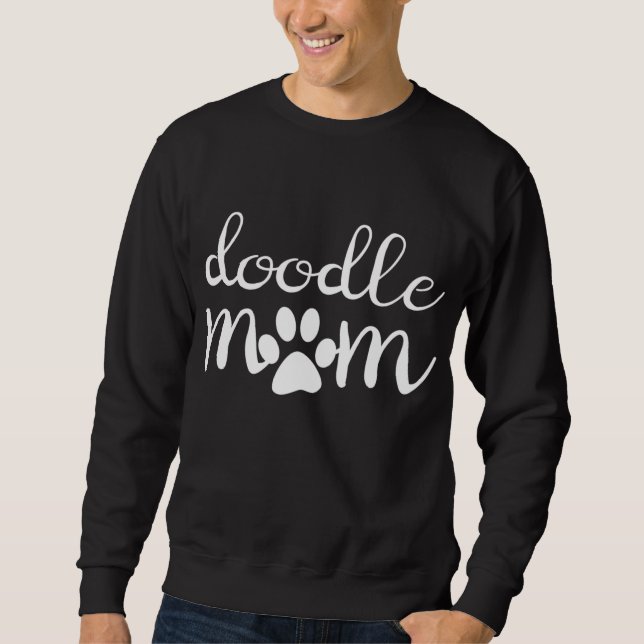 Doodle Mama Goldendoodle Hund Funny Mother Day Gif Sweatshirt (Vorderseite)