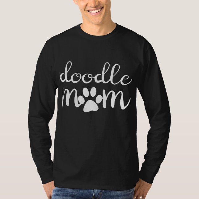 Doodle Mama Goldendoodle Hund Funny Mother Day Gif T-Shirt (Vorderseite)
