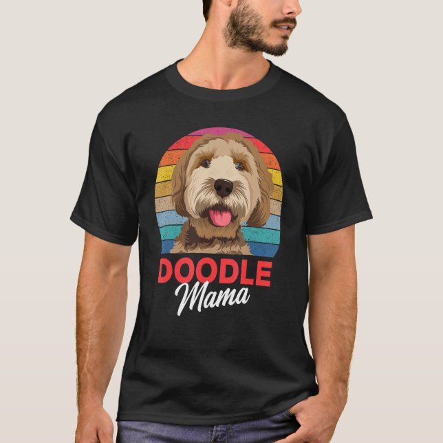 Doodle Mama Goldendoodle Mama Goldendoodle Frauen  T-Shirt (Vorderseite)