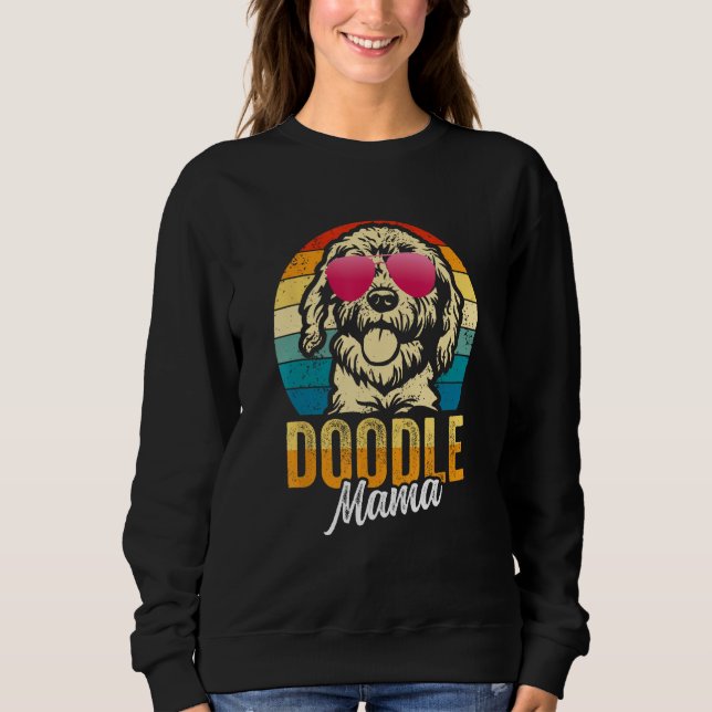 Doodle Mama Goldendoodle Mom Goldendoodle Sweatshirt (Vorderseite)