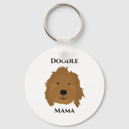 Doodle Mama Goldendoodle Schlüsselanhänger