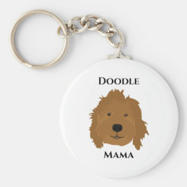 Doodle Mama Goldendoodle Schlüsselanhänger