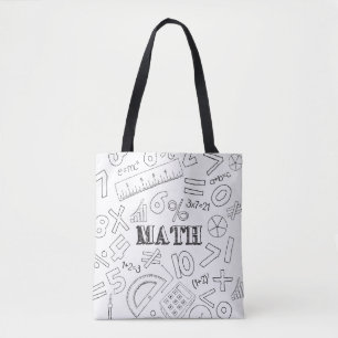 Doodle Math Art Coloring Schoo