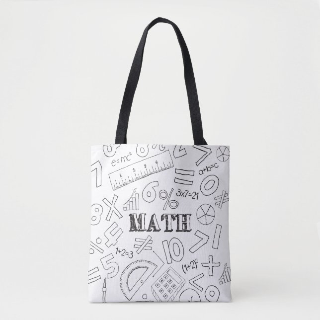 Doodle Math Art Coloring Schoo (Vorderseite)