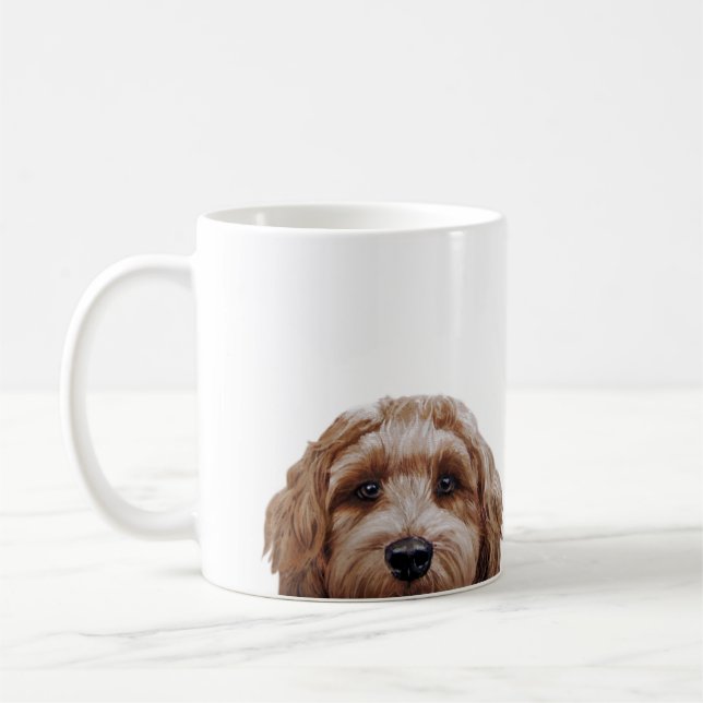 Doodle-Mix Brown von Miart Kaffeetasse (Links)