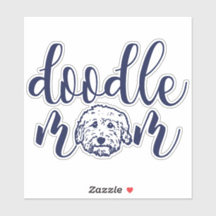 Doodle Mom - Doodle dog Mom Geschenk Aufkleber